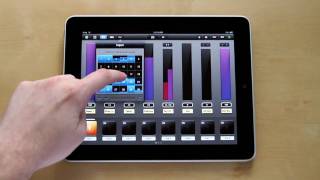 Luminair for iPad  multitouch DMX lighting control  A Quick Preview [upl. by Grous]