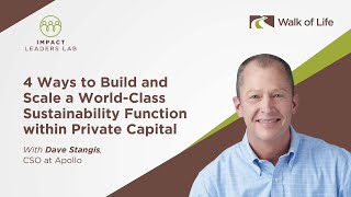 4 Ways to Build and Scale a WorldClass Sustainability Function within Private Capital [upl. by Lan]