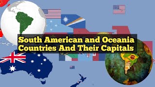 South American And Oceania Countries And Their Capitals countriesandcapitals worlddata [upl. by Lunneta653]