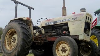 Oldschool David Brown tractor 990 Selectamatic review  Farms amp Farm Machinery [upl. by Gwenn186]