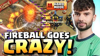 Losing my MIND over these Insane FIREBALL ATTACKS on Hard Mode Tribe vs Vatic  Clash of Clans [upl. by Osbourne520]