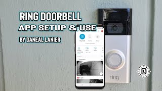 Ring doorbell app setup and use [upl. by Avahc]