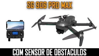 DRONE ZLL SG906 PRO 3 MAX COM SENSOR DE COLISÂO PRIMEIRAS IMPRESSÕES É PRIMEIRO VOO BOM É BARATO [upl. by Rimidalg972]