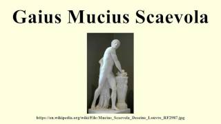 Gaius Mucius Scaevola [upl. by Ahsinauj]