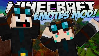 Minecraft  EMOTES MOD Become a Living Minecraft Emoji  Mod Showcase [upl. by Apeed85]