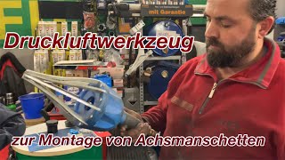 Opel Corsa B  Achsmanschette  Bremszylinder  Druckluftwerkzeug zur Montage von Achsmanschetten [upl. by Neroc]