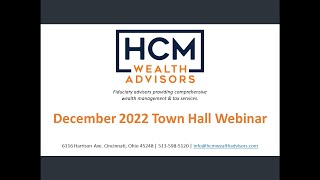 When is “the most forecasted recession in history” coming December 2022 Town Hall Webinar [upl. by Audwen144]