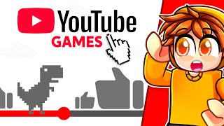 I Played SECRET YOUTUBE GAMES [upl. by Asilrak]