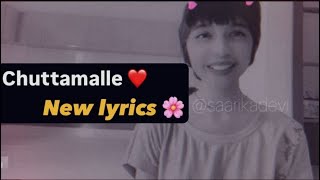 Chuttamalle cover🌙 new lyrics English translation  peaceful🫶🏼 Devara I Anirudh [upl. by Dnomasor]