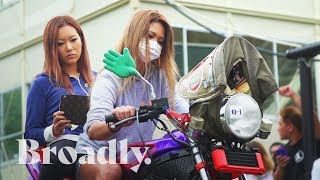 The Woman Revving Motorcycles like Music in Japan [upl. by Blanca337]