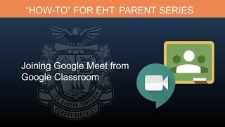 Joining a Google Meet from Google Classroom [upl. by Petra]