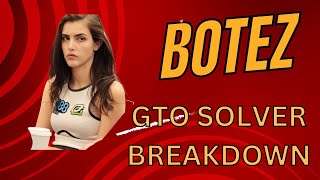 Alexandra Botez HERO CALLS at Triton Poker PioSolver Analysis [upl. by Ecirp681]