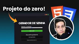 Criando projeto completo com HTML CSS e JavaScript [upl. by Larson521]