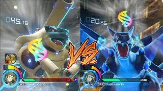 CHARIZARD VS BLASTOISE Pokken Tournament DX Blastoise gameplay 4 [upl. by Arerrac]