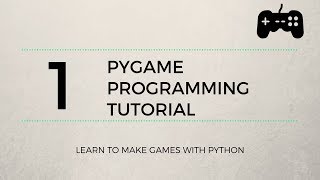 Pygame Tutorial 1  Basic Movement and Key Presses [upl. by Resa]