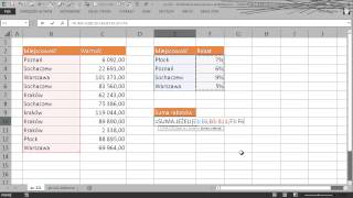 excel221  Sumowanie warunkowe z przeliczaniem  SUMAJEŻELI SUMAILOCZYNÓW [upl. by Materi]