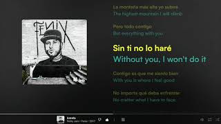 Estrella by Nicky Jam  Bilingual Karaoke [upl. by Ebneter76]