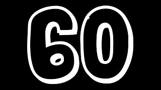 60 To 0 Countdown With Voice Sound Effect [upl. by Nob]