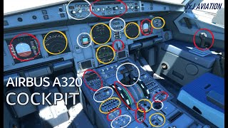 The Displays and Panels in an Airbus A320 Cockpit in 3 minutes  Aviation Notes [upl. by Auhsot]