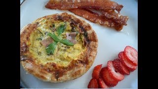 Air Fryer Quiche with Puff Pastry [upl. by Alleuqcaj667]