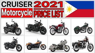 Cruiser Motorcycle Price List In Philippines 2021 [upl. by Newby203]