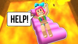 Roblox DO NOT FALL IN THE LAVA [upl. by Artimas]