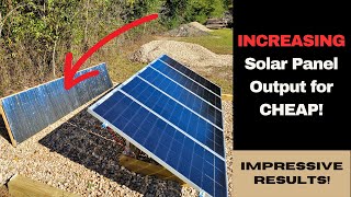 INCREASING Solar Panel Output for CHEAP [upl. by Russell]