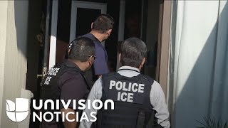 Así es una redada migratoria de ICE en California [upl. by Nniw]