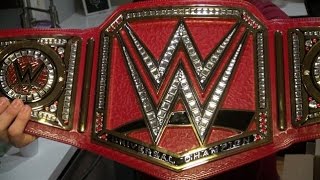 WWE Universal Championship Replica Title Belt Unboxing [upl. by Sherie]