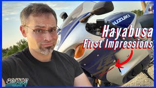 Gen 1 Hayabusa First Impressions Ride Review l 2001 Suzuki Hayabusa GSXR 1300 [upl. by Elisabetta]