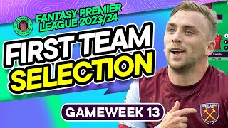 FPL GW13 FIRST TEAM SELECTION  My WORST ❌ Transfer Ever  Fantasy Premier League Tips 202324 [upl. by Vel]