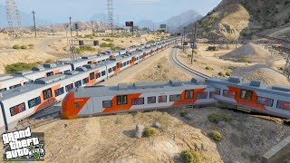 GTA V  Brown Streak Russian Lastochka LA Subway and Los Santos Locals [upl. by Merv34]