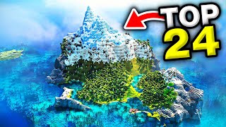 TOP 24 BEST NEW SEEDS For MINECRAFT 121 Minecraft Bedrock Edition Seeds [upl. by Amelia5]