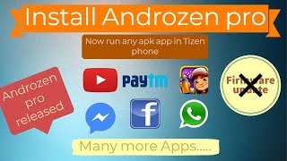 Install Androzen pro  convert apk to tpk [upl. by Chatterjee]