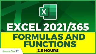 20 Excel Formulas and Functions to Master in 2024  Excel Formulas and Functions Training Tutorial [upl. by Yentnuoc]