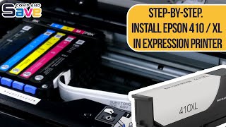 Epson Expression XP640 Printer Ink Cartridges Installation [upl. by Pokorny]