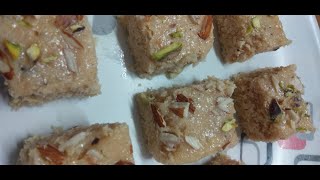 Coconut Burfi  Easy And Tasty No Mawa [upl. by Nye]