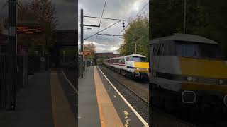 Class 91101 passing Outwood [upl. by Garceau597]