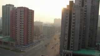 Morning in Pyongyang North Korea Very eerie [upl. by Atikim794]