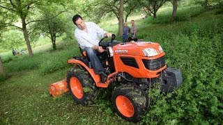 Kubota B1620 mit Ortolan T5 Mulchgerät [upl. by Sivel28]