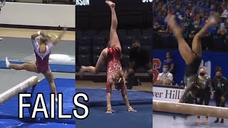 NCAA Gymnastics Falls and Fails 2021 [upl. by Sitoel869]