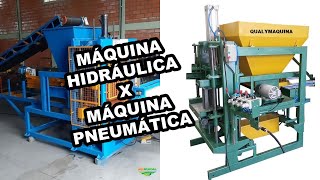 Máquina hidráulica x Máquina Pneumática [upl. by Herwin]