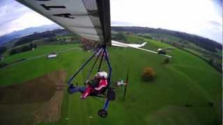 Atos VR 190 First electric twoseater hang glider flight from electricsports GmBh [upl. by Strang]