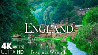 England 4K  Discovering the Charming Countryside Beauty  Relaxing Music [upl. by Zebulon]