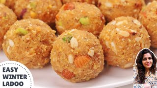 Gond Ke Ladoo  गोंद के लडू  Healthy Dry Fruits Laddu  Aata Pinni  Winter Special Ladoo Recipe [upl. by Macfarlane440]