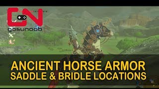 Zelda BoTW Ancient Horse Armor  Saddle amp Bridle Locations  Champions Ballad DLC [upl. by Upshaw]