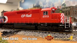 OFFICIAL PROMO VIDEO HO Scale  Operating Water Tower EMD SD40 amp Commodore Vanderbilt Hudson [upl. by Calendre721]