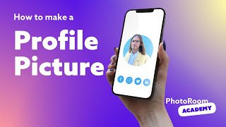 How to make a profile picture in PhotoRoom [upl. by Champaigne678]