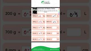 📏 Master Metric Conversions in Seconds 🚀 education onlineclasses onlinesclasses study [upl. by Amaris]