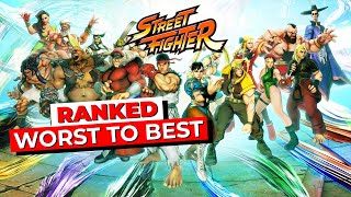 Best Street Fighter Games Ranked Worst to Best [upl. by Airrotal345]